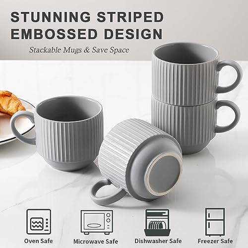 Coffee Mugs Set (4 Count)