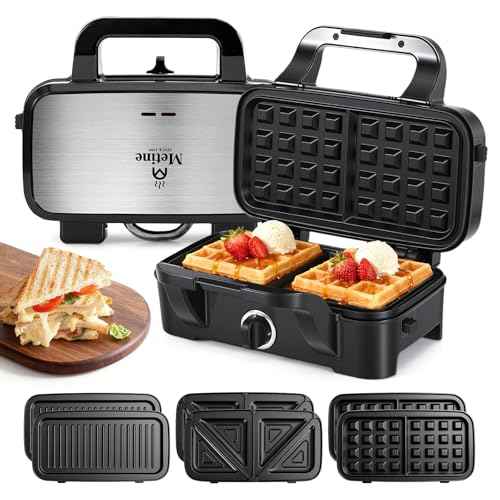 Waffle Maker with Removable Plates