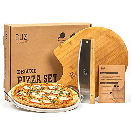 4 Piece Large Pizza Stone Set