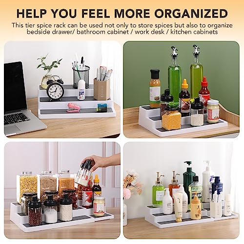 3 Tier Expandable Spice Rack Organizer