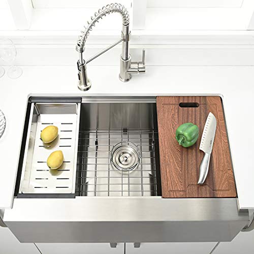 33 Inch Farmhouse Sink Workstation
