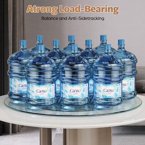 31" Glass Lazy Susan for Dining Table