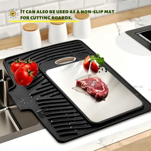 Silicone Dish Drying Mat for Kitchen Counter