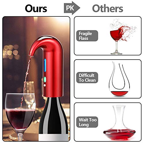 Fathers Day Wine Aerator Electric Wine Decanter