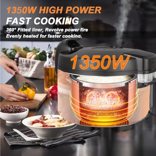 15.8QT Large Commercial rice cooker & warmer 84 cups cooked rice