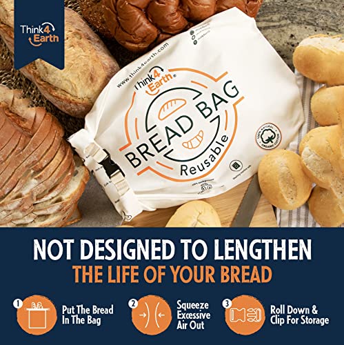 Cotton Linen Bread Bag Organic