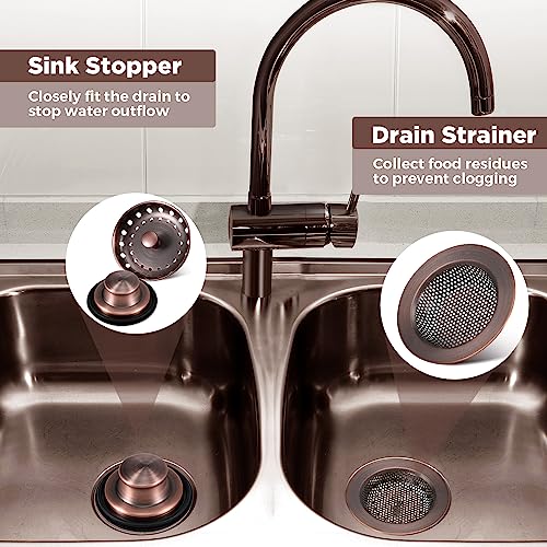 3 Pcs Sink Plug Stopper Disposal Drain Strainer (3 Count)