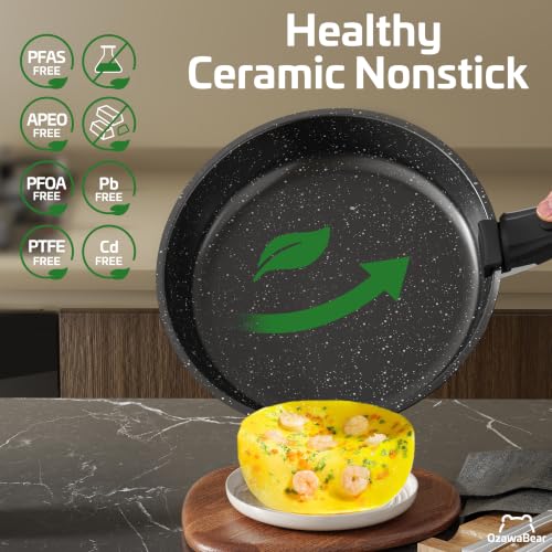 18 Pcs Pots and Pans Set Non Stick
