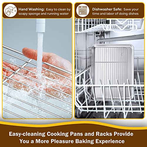 Stainless Steel Baking Sheet with Rack Set for Cookie