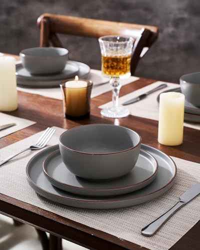Mercury 16 Piece Dinnerware Set with Pasta Bowls
