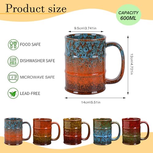 Coffee Mug 20 Oz Coffee Cups Ceramic Tea Cup Large Coffee Mug for Office and Home
