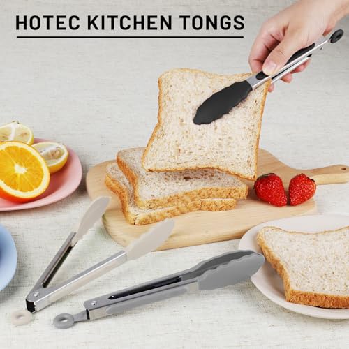 7 Inch Mini Silicone Kitchen Tongs