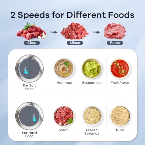 Food Processors with 2 Bowls