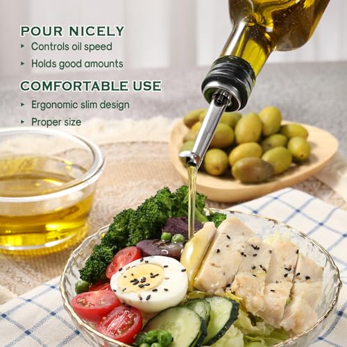 17oz Glass Olive Oil Dispenser Bottle