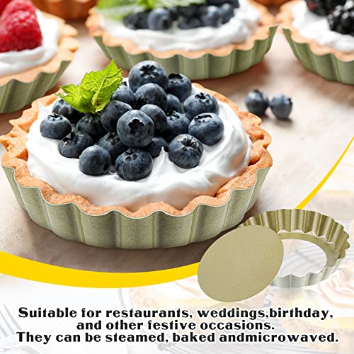 16 Pcs Mini Tart Pans for Baking