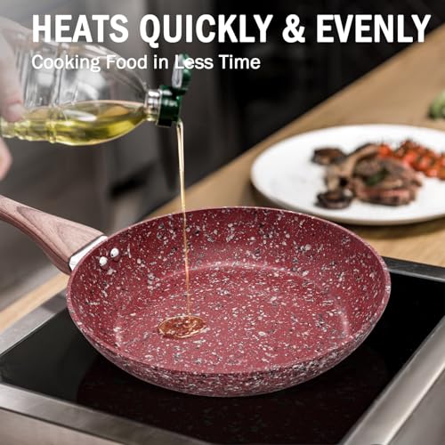 12" Red Granite Non