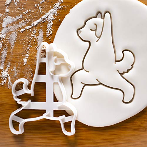 Set of 4 Yoga Dog cookie cutters