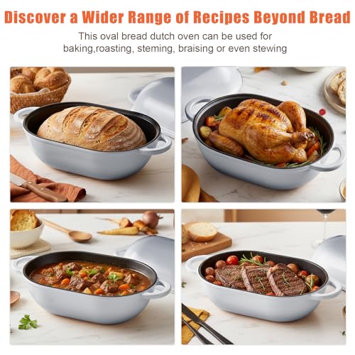 2.5 QT Enameled Cast Iron Sourdough Bread Oven