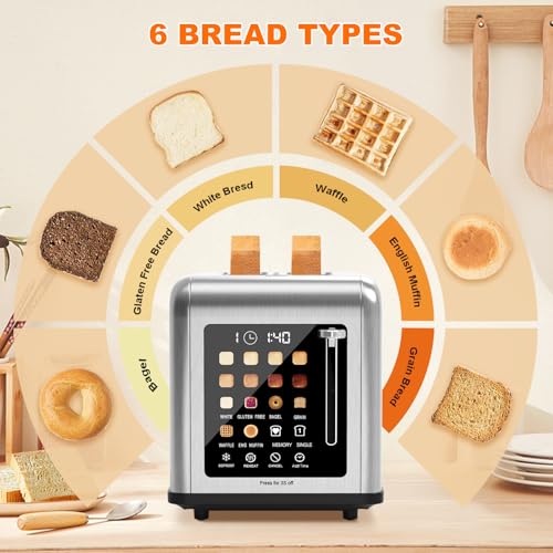 2 Slice Toaster Touch Screen
