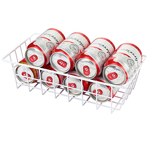 Freezer Organizer Bins for Upright Freezer Metal Wire Baskets (6 Count)