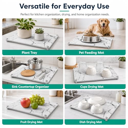 Kitchen Stone Dish Drying Mat