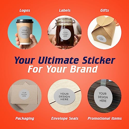 Custom Vinyl Stickers Your Image (100 Count)