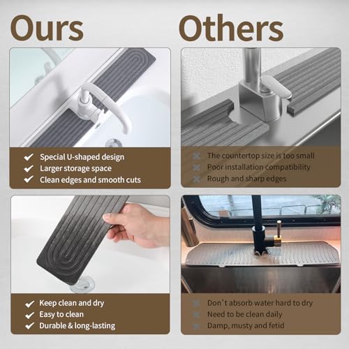 Faucet Mat for Kitchen Sink