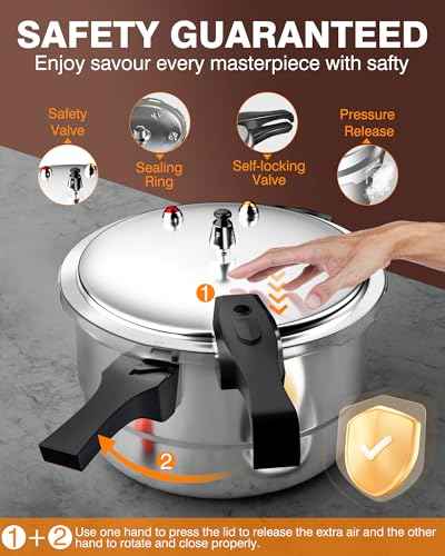 12 Qt Aluminum Pressure Cooker