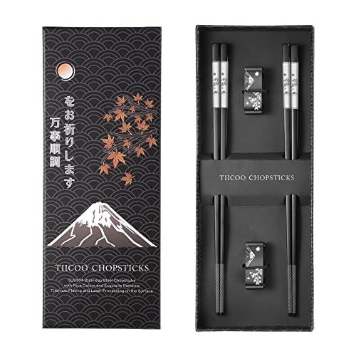 Premium 304 Stainless Steel Chopsticks Set