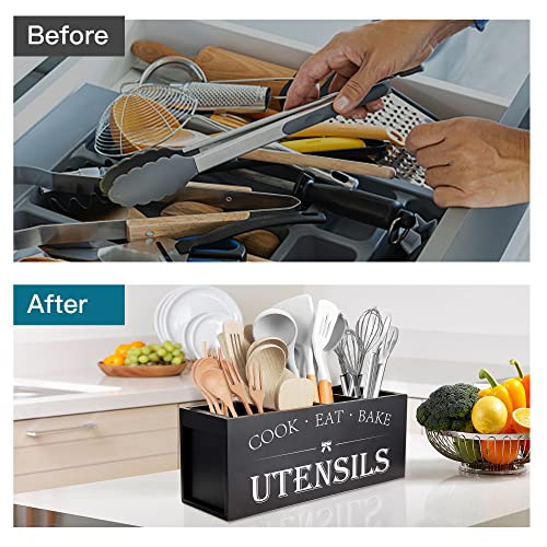 Extra Large Utensil Holder Countertop for Kitchen Counter