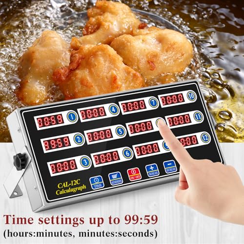 1 Pack Commercial Digital Kitchen Timer for Cooking
