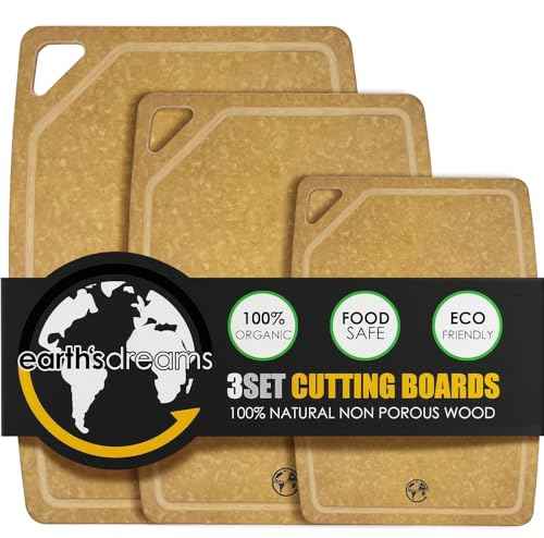 Composite Wood Cutting Board Set of 3 (3 Count)