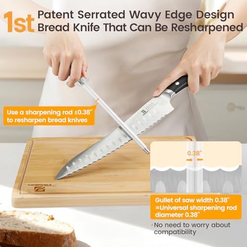 Piklohas Bread Slicer With Bread knife