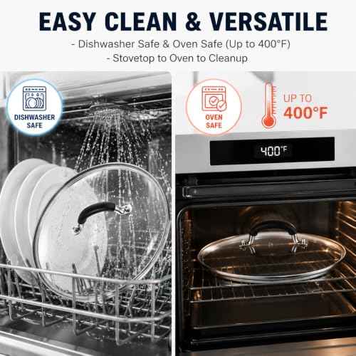 15 Inch Tempered Glass Lid for Lodge Skillets