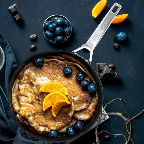8.5 Inch Small Nonstick Frying pan with Lid