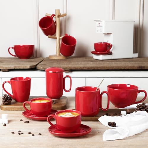 Ceramic Coffee Mug Set (4 Count)