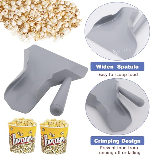 Polycarbonate French Fry Scoop Right Handle for Ice Candy Snacks