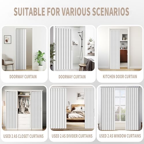 Accordion Door Curtains for Closet