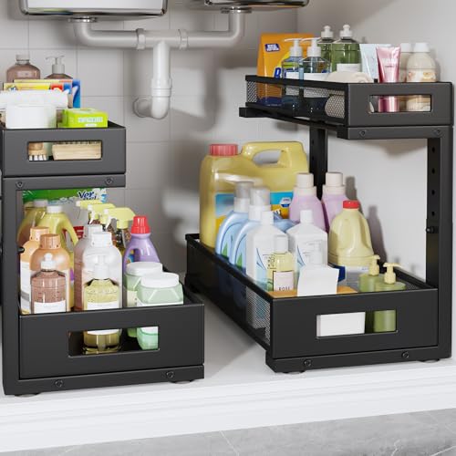 2 Pack 17IN Depth Under Sink Storage Organizer (2 Count)
