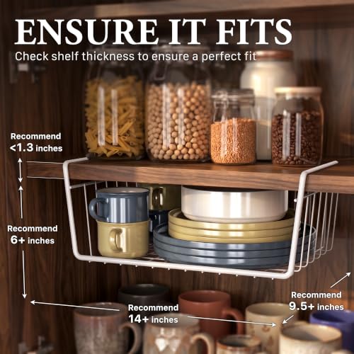 6PK Under Shelf Basket (6 Count)