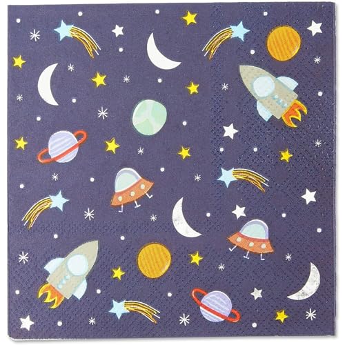Rocket Ship Space Napkins (50 Count)