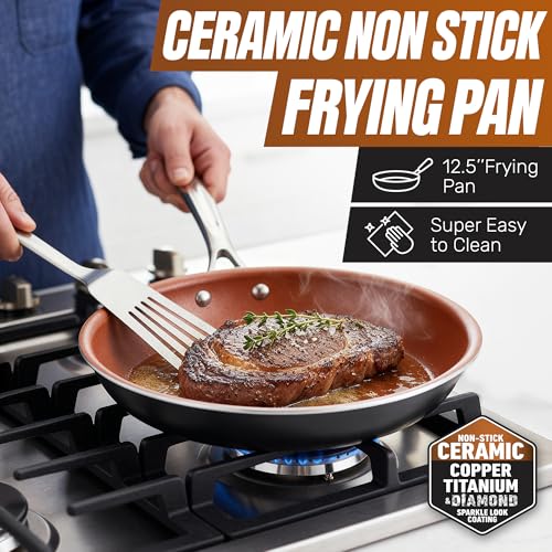 12.5 Large Frying Pans Nonstick
