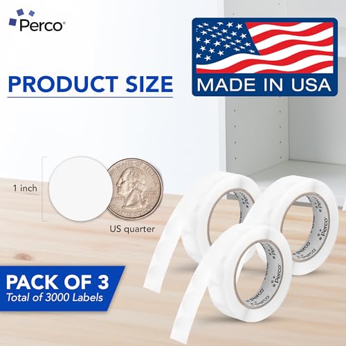Clear Perforated Round Circle Dot Sticker 1 (3 Count)
