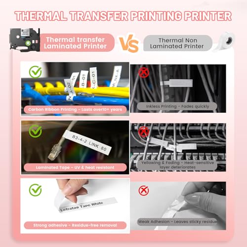 D210S Pink Label Maker Machine with