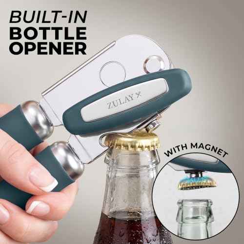 Stainless Steel Swing Open Manual Can Opener Comfortable Grip