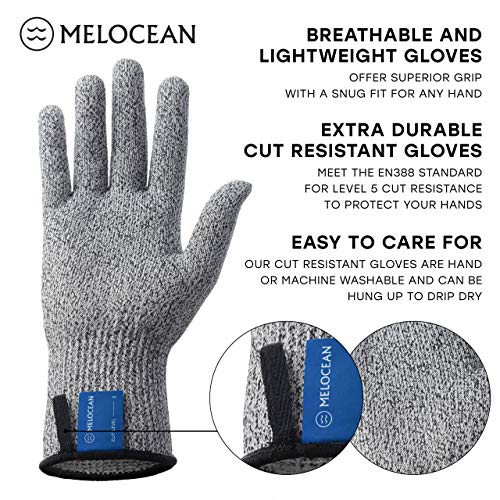 Professional Oyster Shucking Knife and Gloves Set in Gift Box