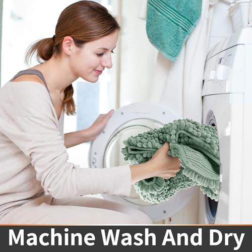 Toilet Rug U Shaped Washable 24x24 Inch