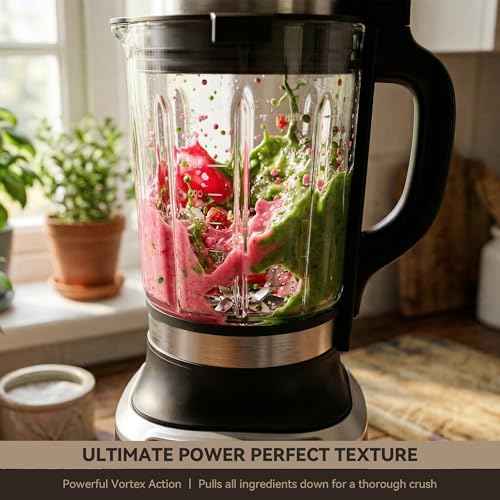 Glass Blenders for Kitchen with Tamper
