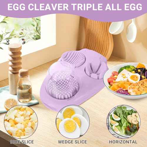 3 Slice Modes Egg Slicer for Hard Boiled Eggs