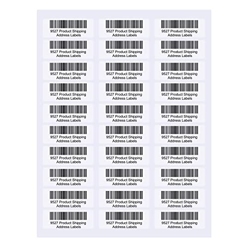 30 up Sticker Labels 1 x 2 (900 Count)